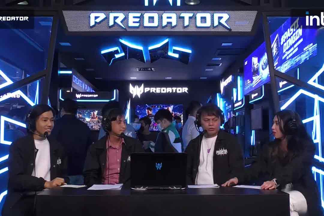 Live Streaming Podcast bersama Talent Gamer Kota Medan di Grand Opening Acer Predator Store Medan