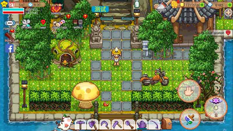 game simulasi kehidupan harvest town