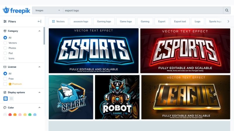 mentahan logo esports