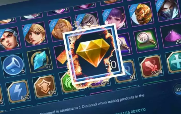 diamond kuning mobile legends