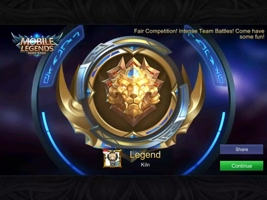 Mythic Turun ke Legend