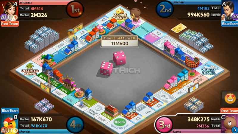 Game Monopoli Android #1: LINE Let’s Get Rich 