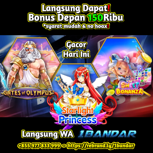 bonus depan 1bandar - situs judi slot resmi online terpercaya