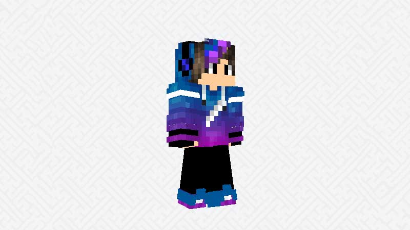 Skin Minecraft Frost Diamond - Gradiation