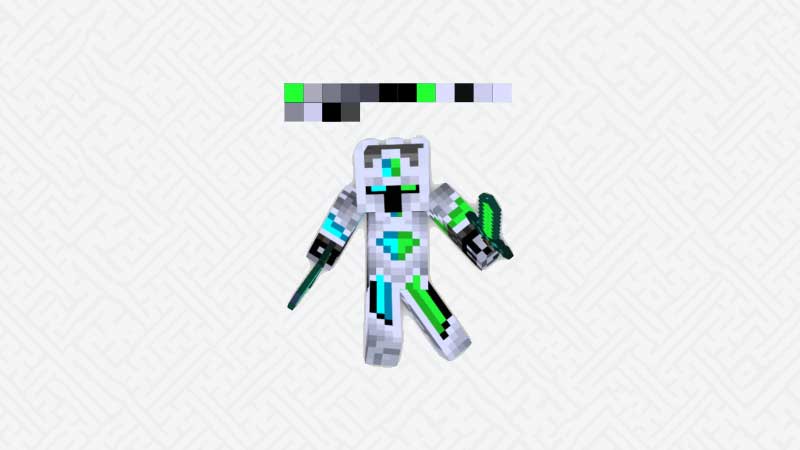 Skin Minecraft Frost Diamond - Emerald