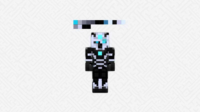 Skin Minecraft Frost Diamond - Robot