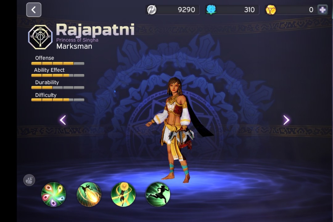 Ksatriya Game Mitologi Lokapala, Rajapatni