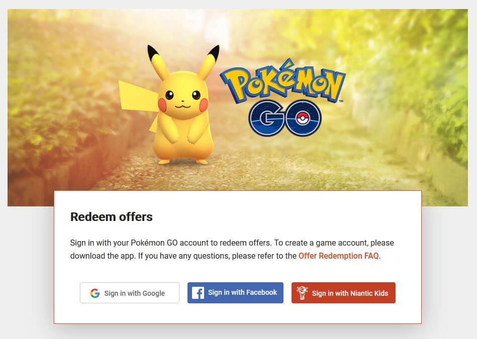 pokemon go promo redeem