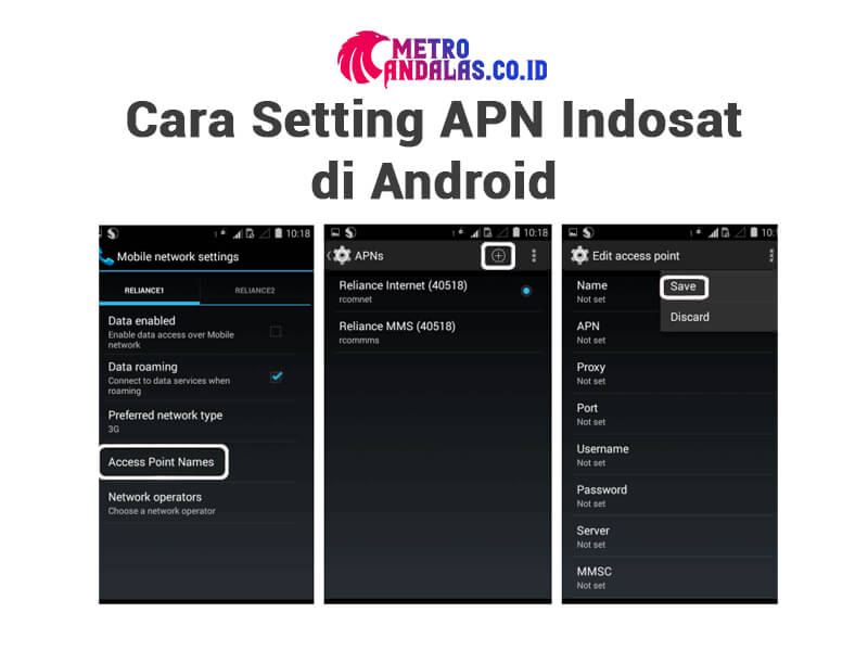 Cara Setting APN Indosat