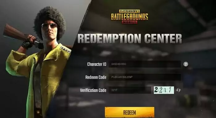 Redeem PUBG