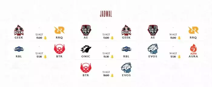 Jadwal Week 1 MPL ID Season 10