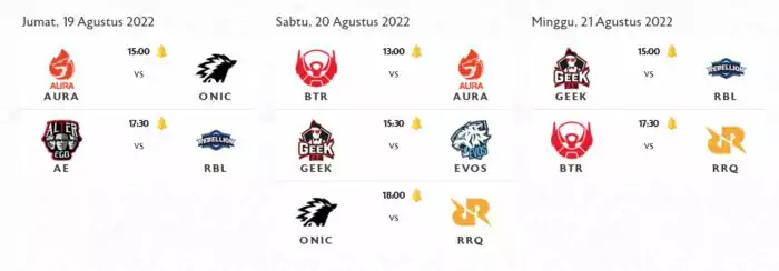 Jadwal Week 2 MPL ID Season 10