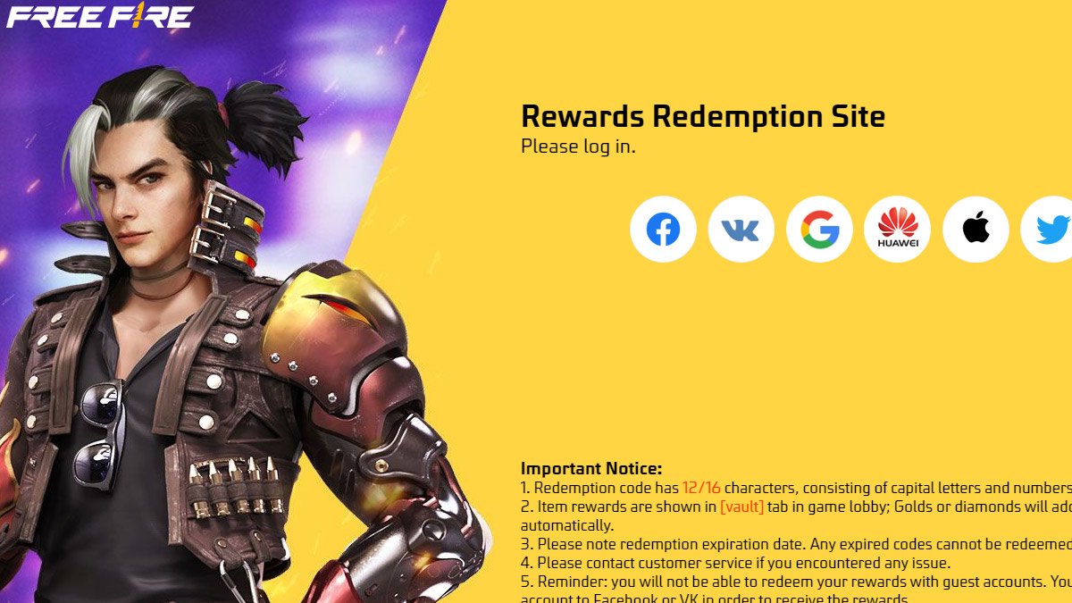 Kode Redeem FF Hari Ini 5 September 2022