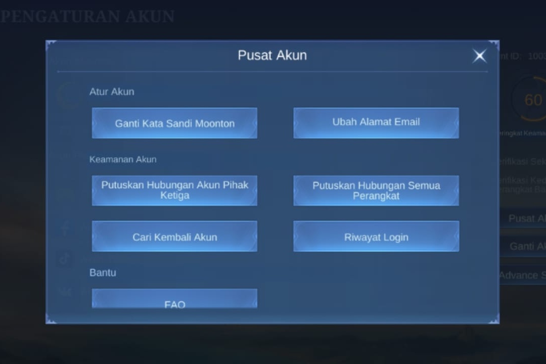 Cari Akun Mobile Legends yang Hilang. Cari Akun Mobile Legends yang Hilang Menggunakan Pusat Akun