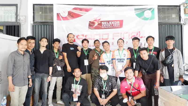 Foto peserta eFootball (Console) Selekda Esports Sumut 2022