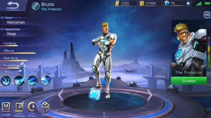 Bruno di Mobile Legends