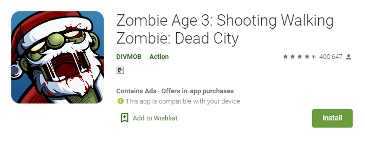 Game Zombie Android