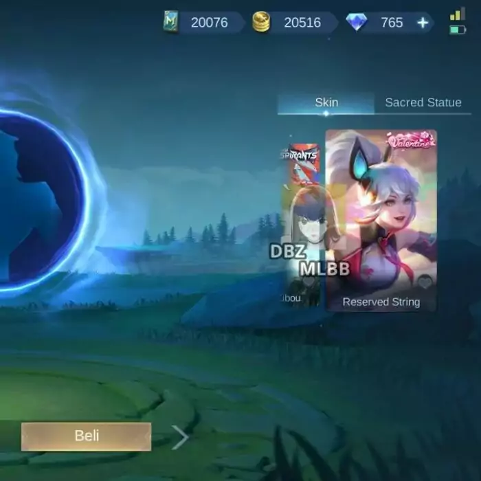 Skin Valentine MLBB 2023