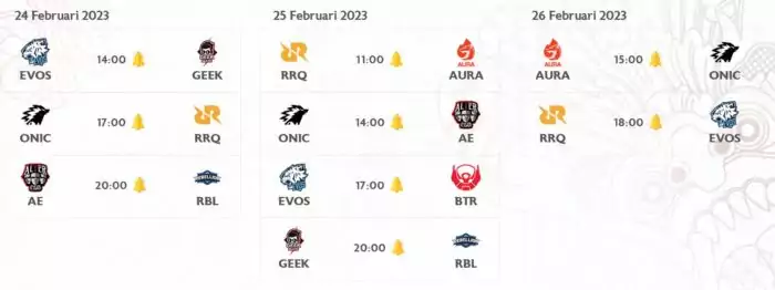 Jadwal Week 2 MPL ID Season 11