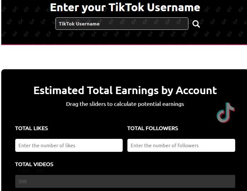 Tiktok Money Calculator