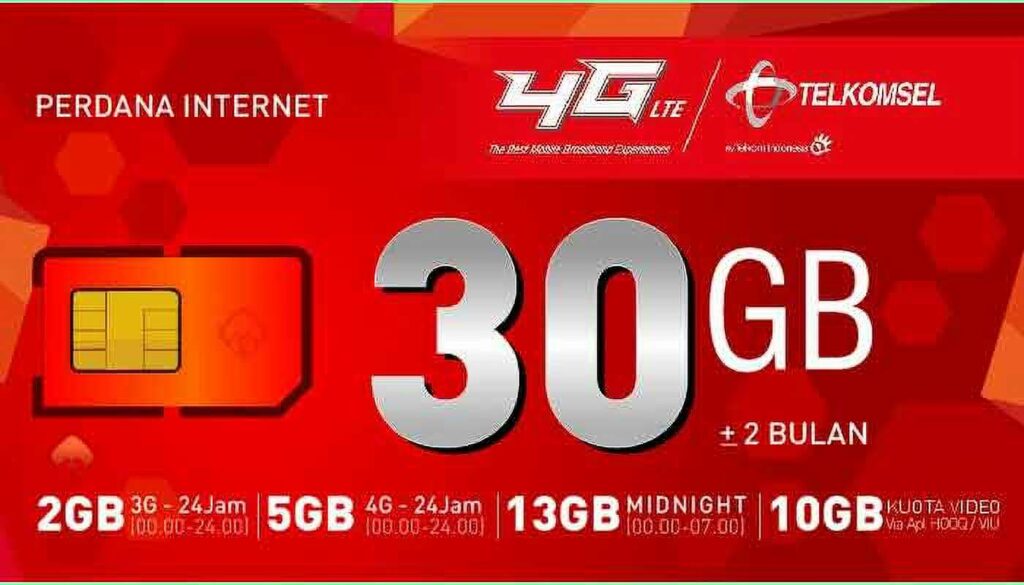 Berapa Harga Kuota 4G Telkomsel