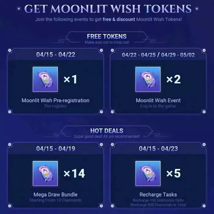 Moonlit Wish Token