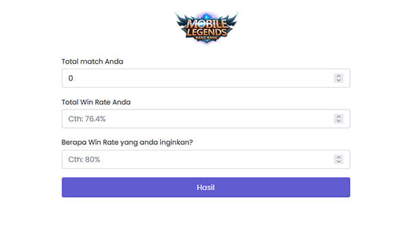 Cara Menghitung Win Rate ML