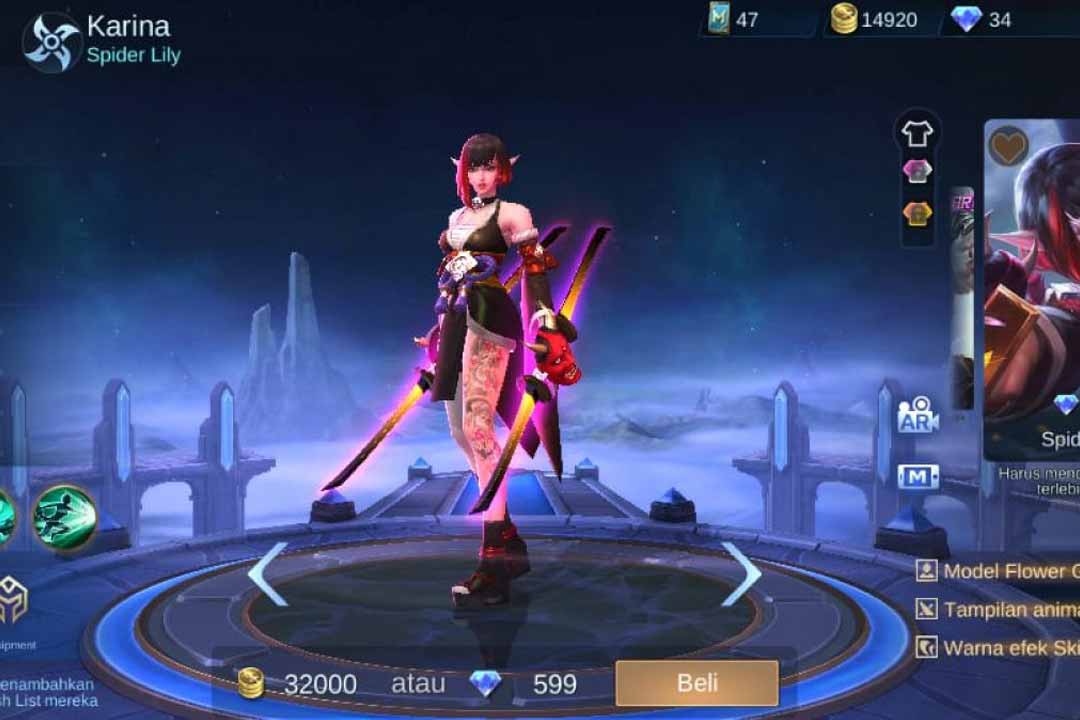 jenis skin mobile legends