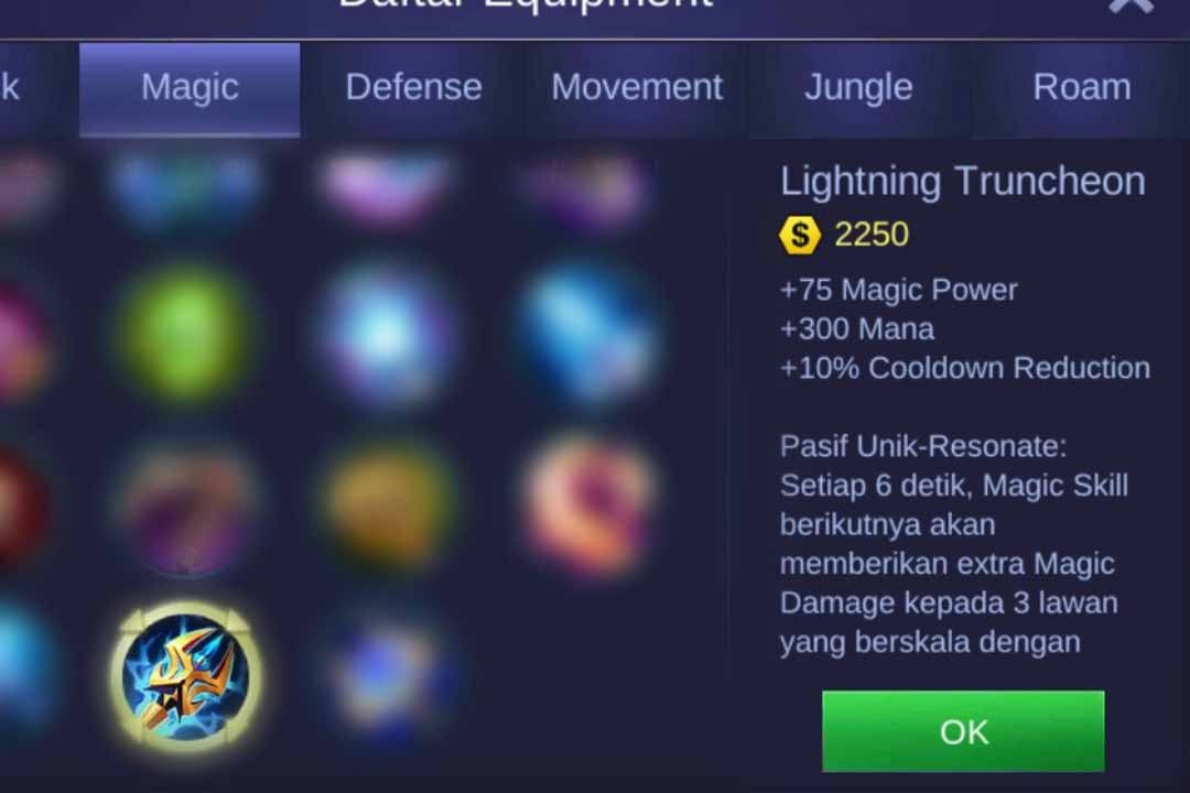 item build novaria mobile legends