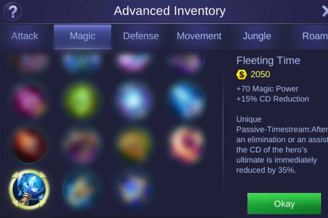 item build novaria mobile legends