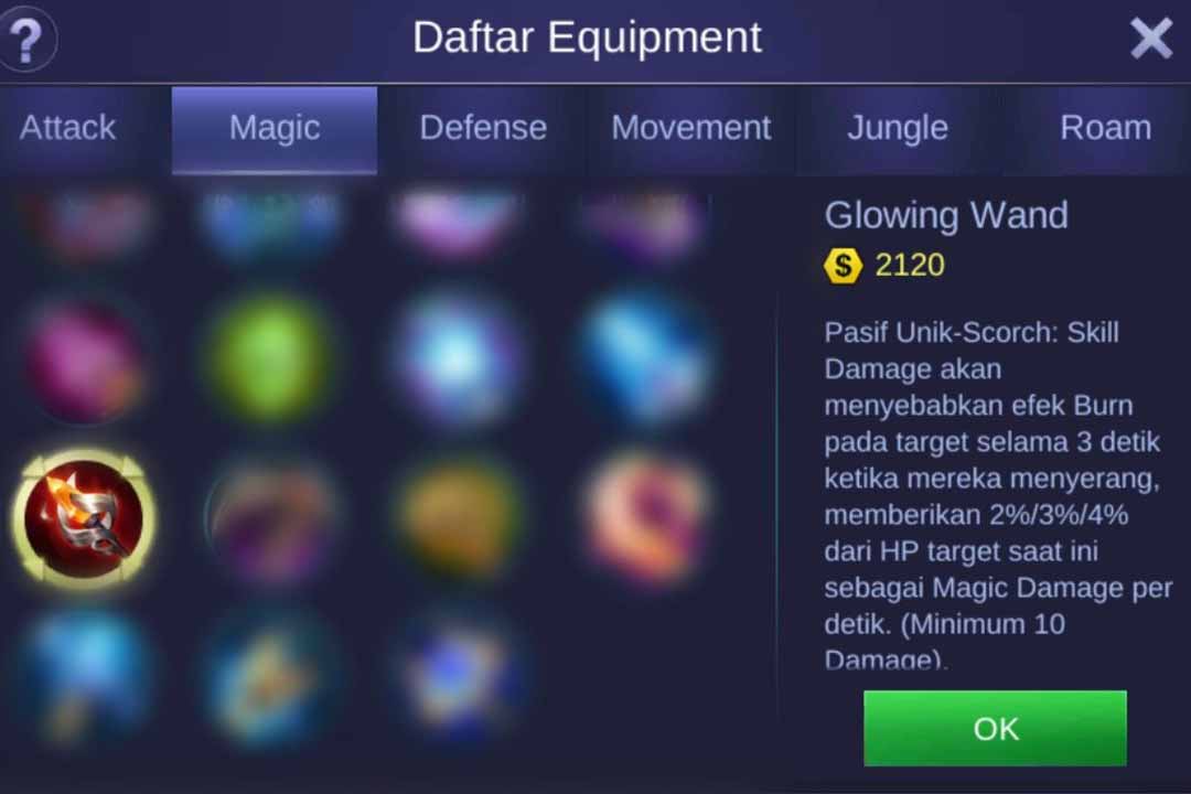 item build novaria mobile legends