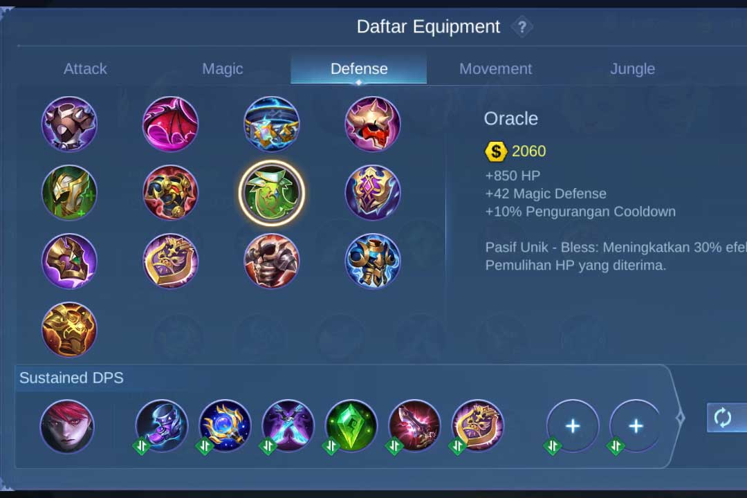 counter item julian mobile legends