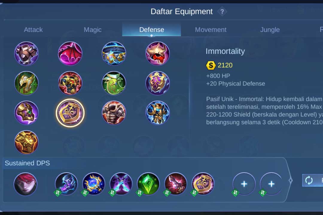 counter item julian mobile legends