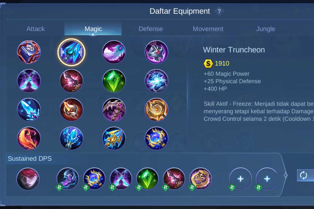 counter item julian mobile legends