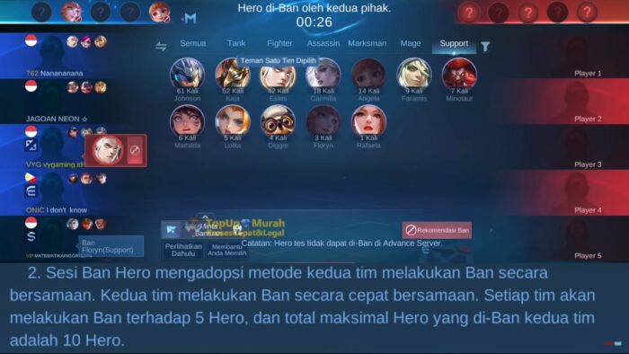 Ban Hero Draft Pick