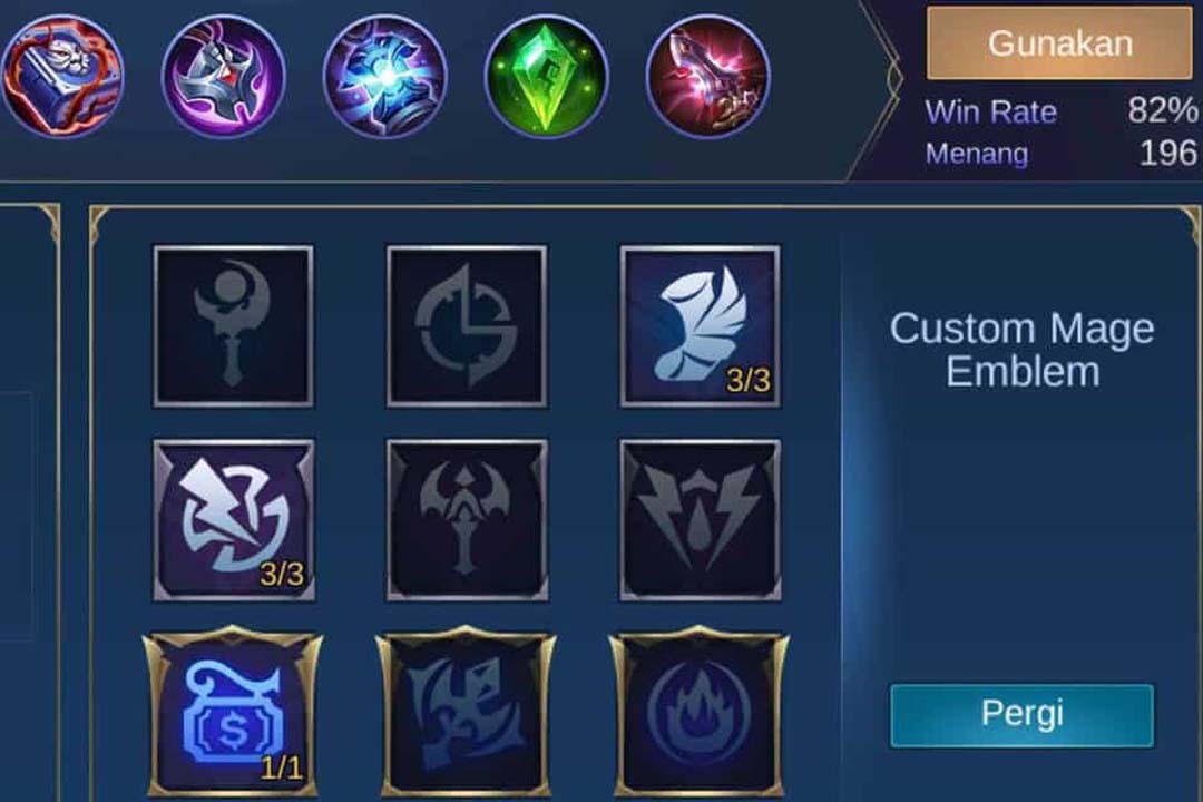 Rekomendasi Emblem Build Mathilda Tersakit