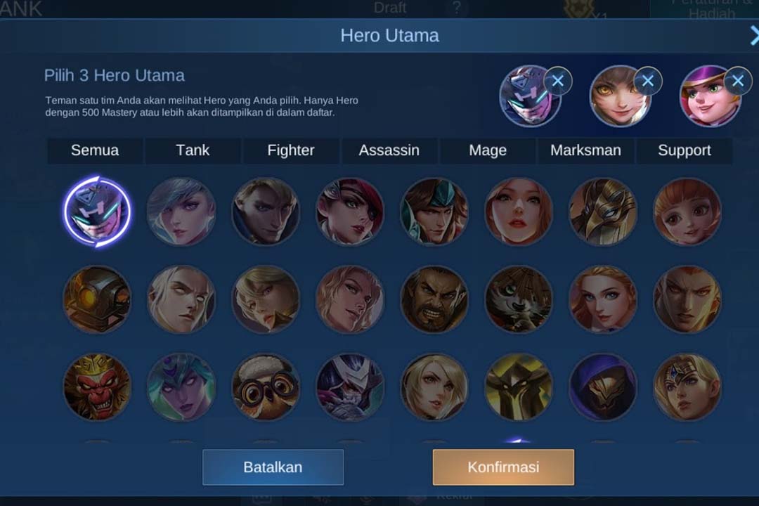 Memahami Alasan di Cara Mengganti Hero Favorit di Mobile Legends