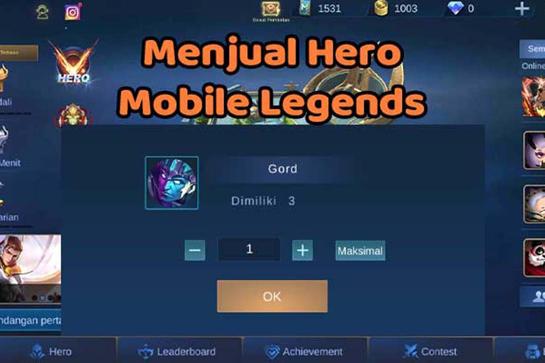 Cara Menjual Hero di Mobile Legends Wallpaper 4