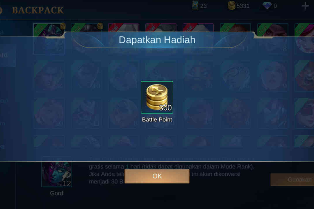 Cara Menjual Hero di Mobile Legends Keuntungan