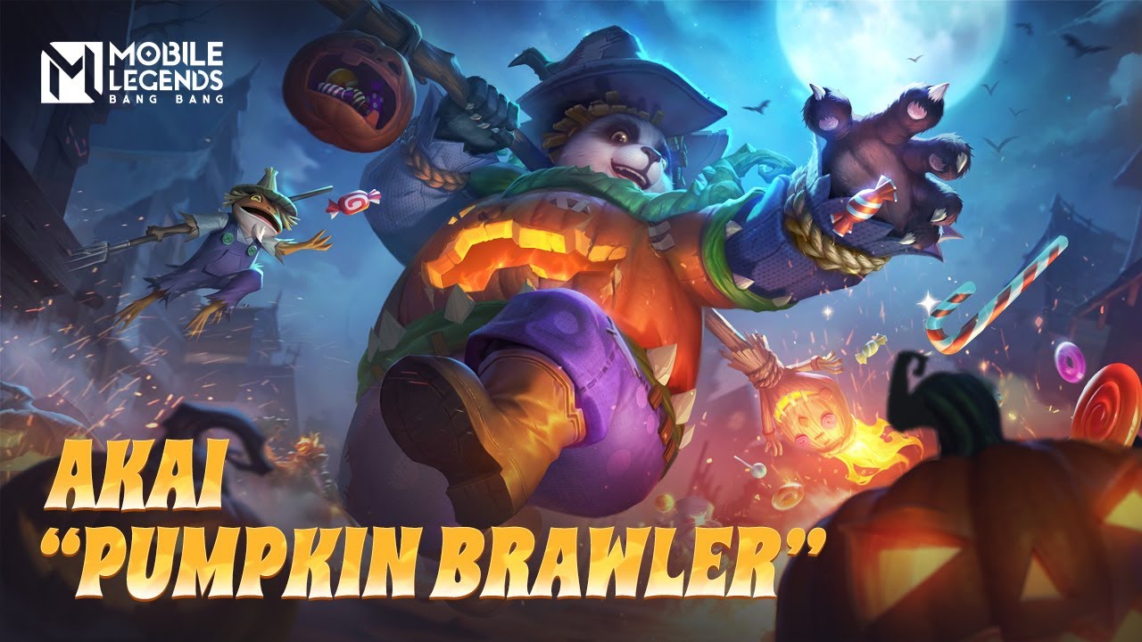 Skin Halloween | Akai "Pumpkin Brawler" | Mobile Legends: Bang Bang - YouTube