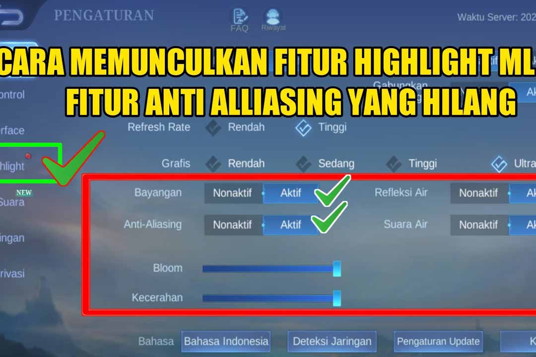 Cara Setting Highlight Mobile Legends 2