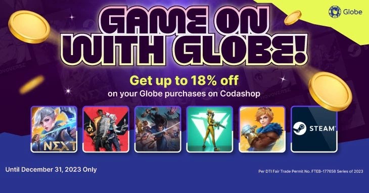 banner codashop globe load discount